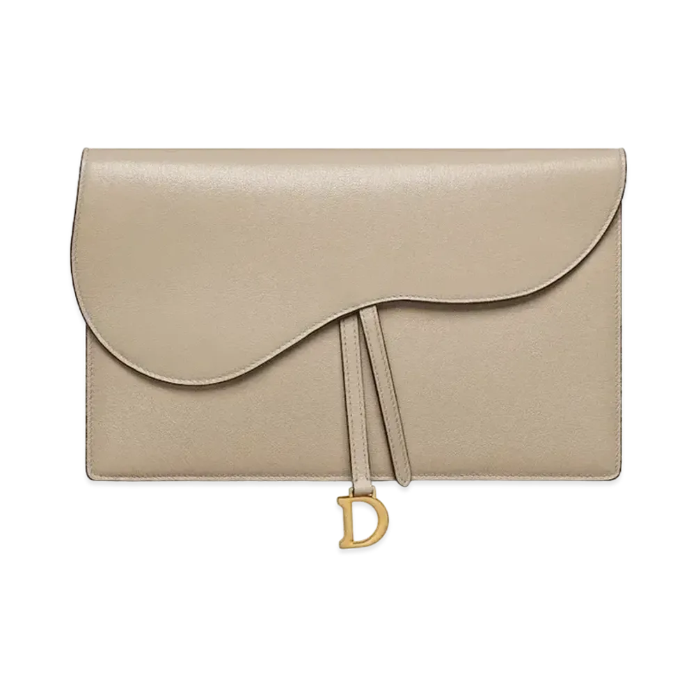 Dior Saddle Pouch Goatskin "Sand"