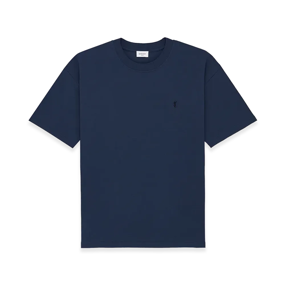 Saint Laurent Oversized "Cassandre" T-Shirt "Blue"