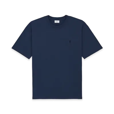 Saint Laurent Oversized "Cassandre" T-Shirt "Blue"