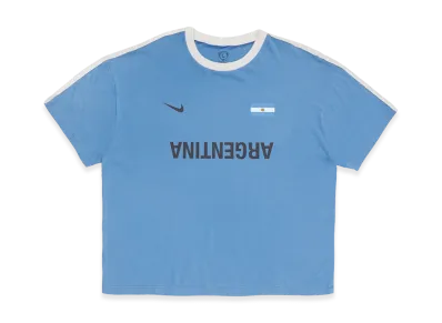 Travis Scott Cactus Jack x Nike Argentina Total 90 Tee "Light Blue"
