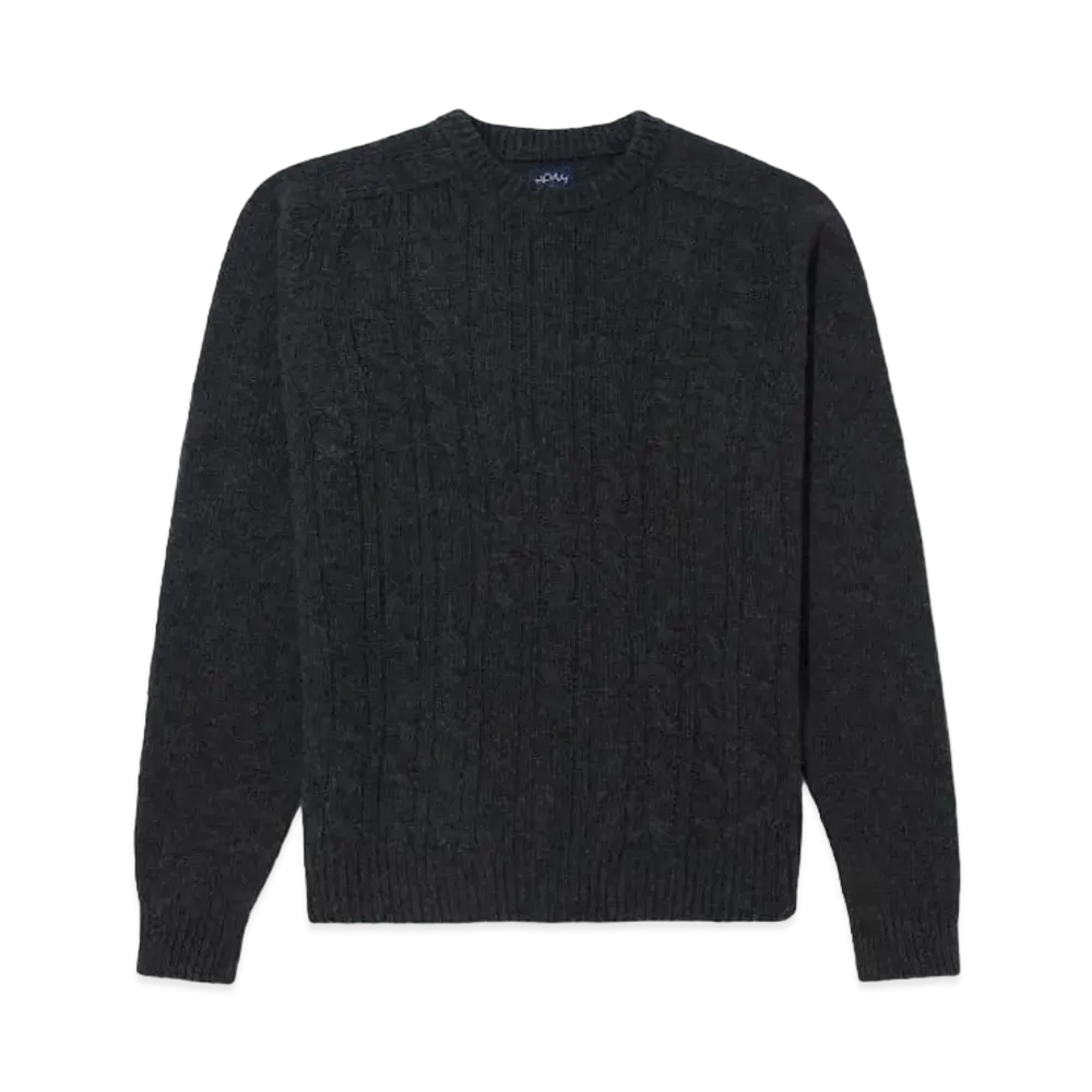 Noah Cable Knit Sweater "Black"