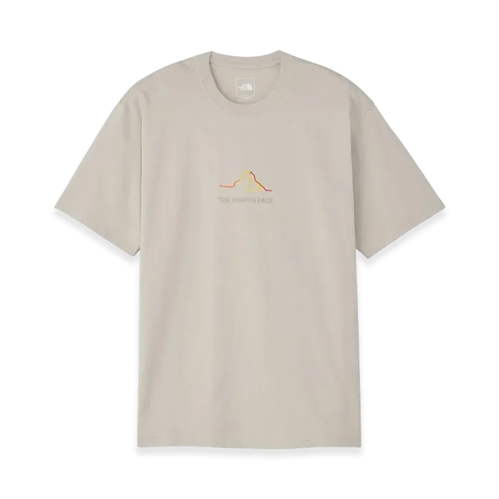 The North Face Short Sleeve Mountain Route Tee "Fossil Ivory"