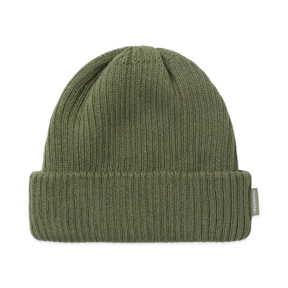 thisisneverthat T-Logo Short Beanie "Khaki"