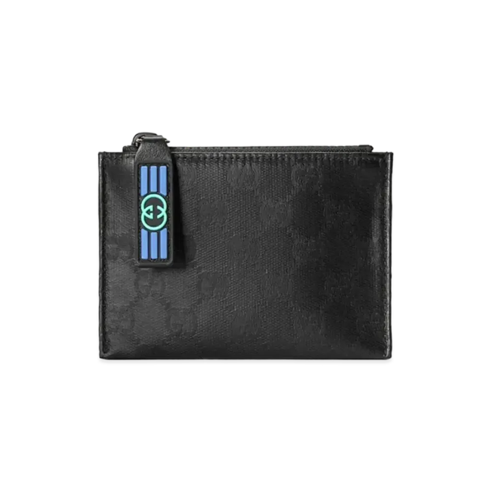 GUCCI GG Crystal Card Case "Black"