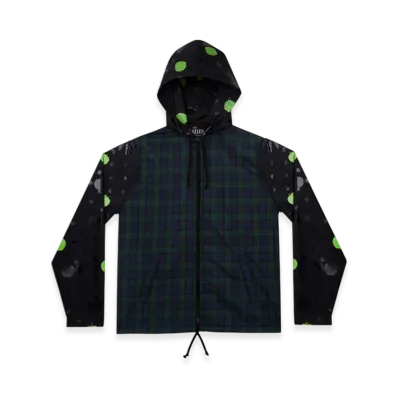 COMME des GARCONS x The Beatles Tartan Check Nylon Parka "Navish"