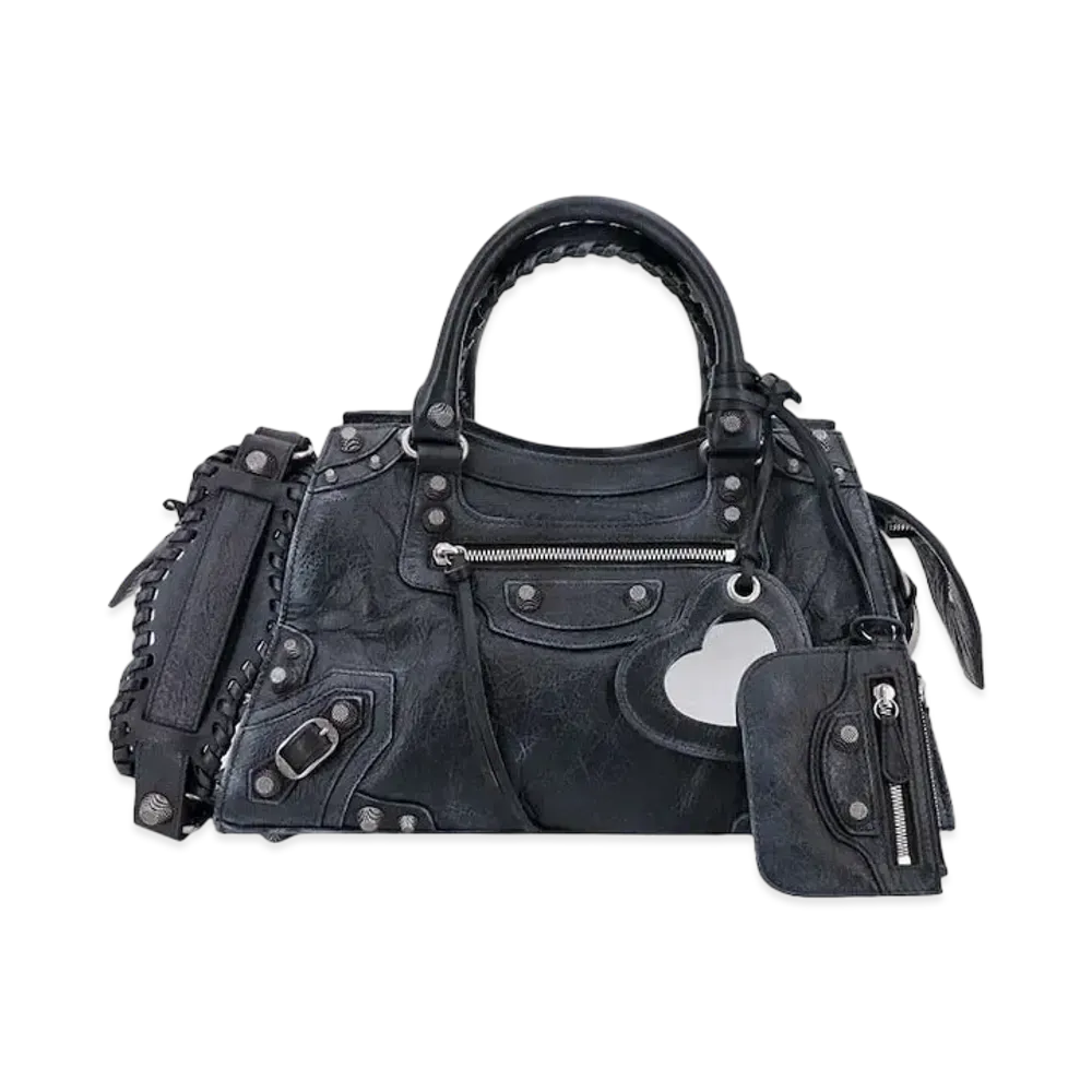 BALENCIAGA Neo Cagole City Small Handbag "Black"