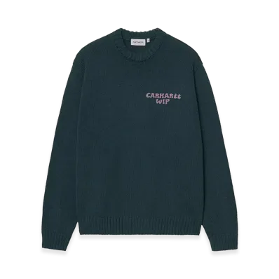 Carhartt WIP Helix Sweater "Deep Lagoon"