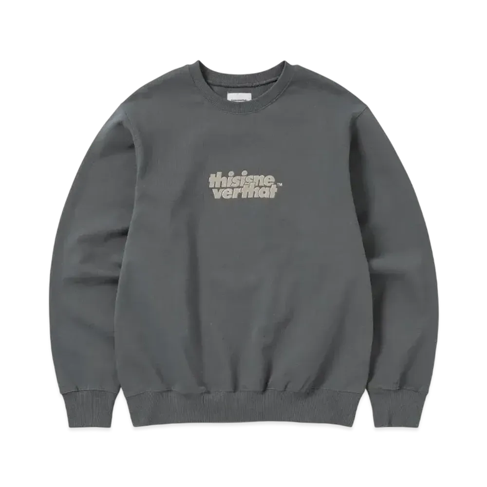 thisisneverthat OL-Logo Crewneck "Dark Grey"