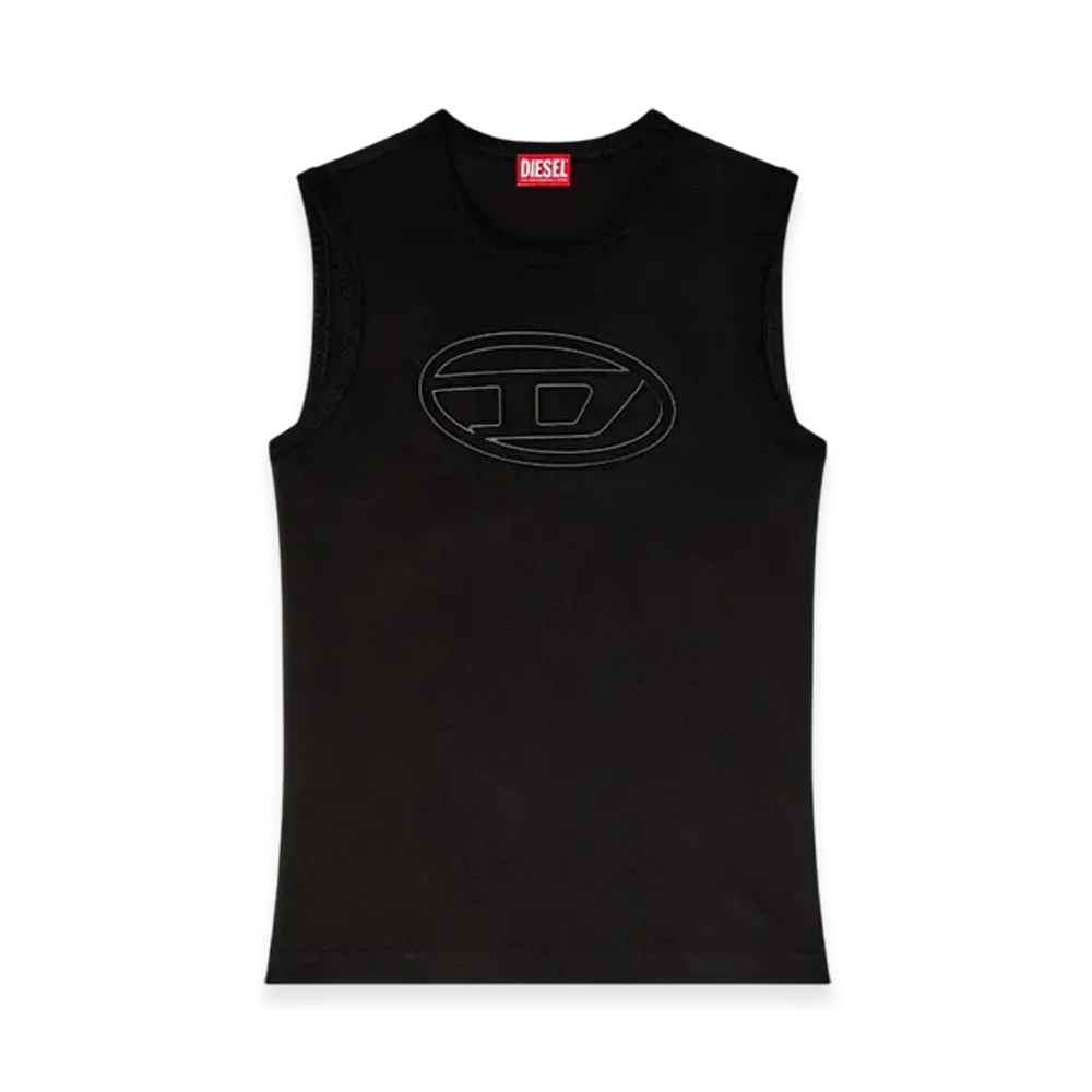 Diesel T-Bisco-Bigoval Sleeveless Top "Black"