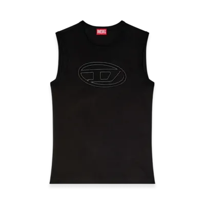 Diesel T-Bisco-Bigoval Sleeveless Top "Black"