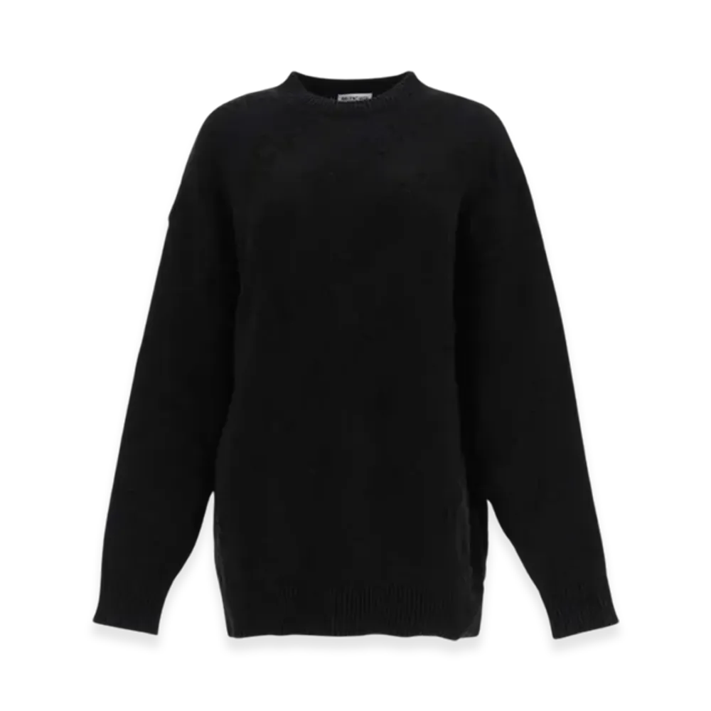 BALENCIAGA All Over Oversized Knit "Black"