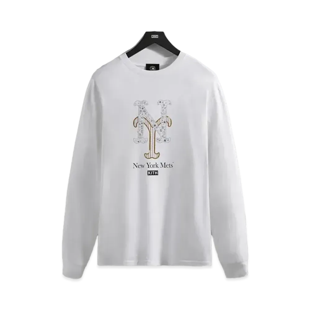 Kith x Rachel Goatley Mets Long Sleeve Tee "White"