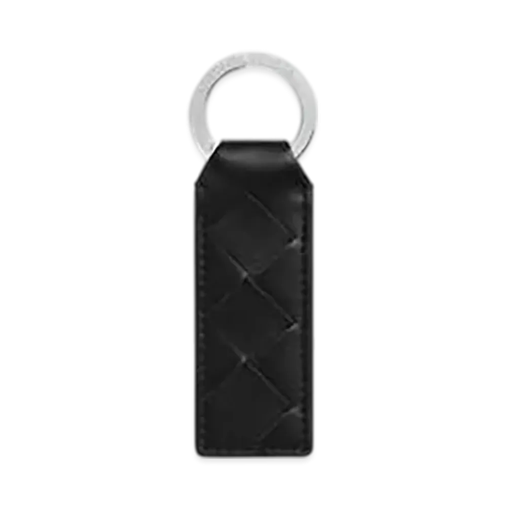 Bottega Veneta Tab Key Ring "Black"