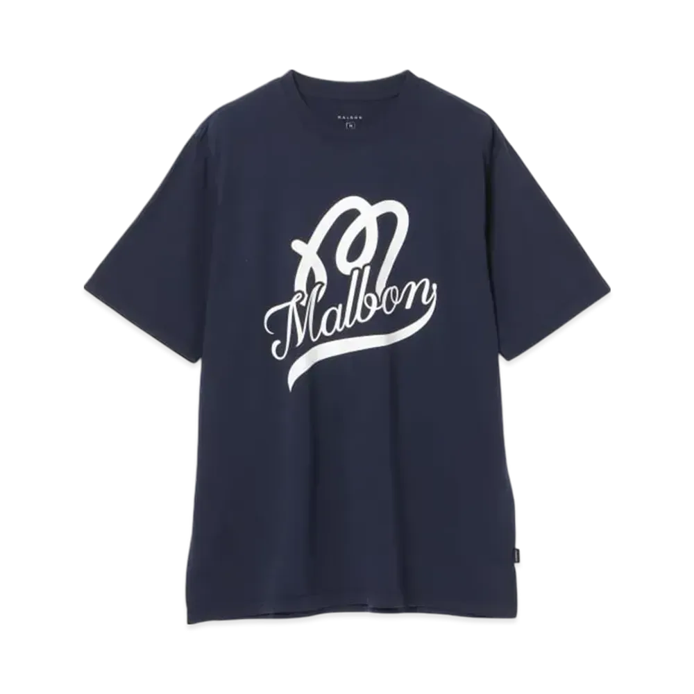 BEAMS x MALBON GOLF Exclusive Printed T-Shirt "Navy"