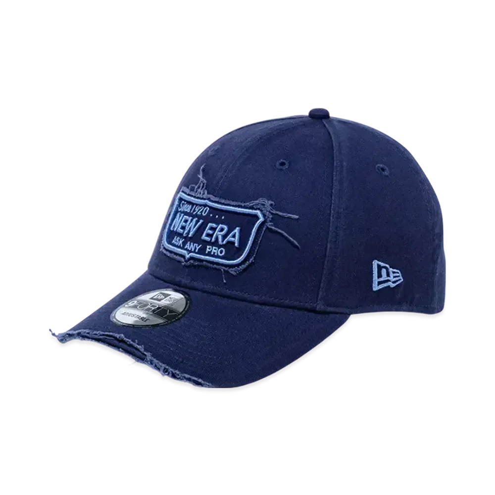 NEW ERA 9Forty Damaged Series "Light Navy"