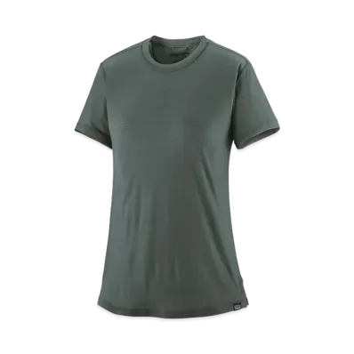 Patagonia Women's Capilene Cool Merino Blend Shirt "Nouveau Green"