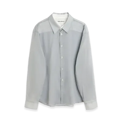 OUR LEGACY Beyond Shirt "Screen Check Sheer Cotton Silk"