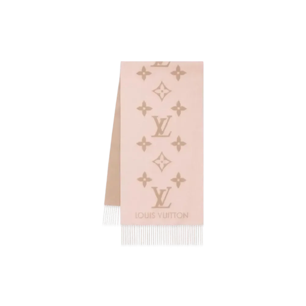 Louis Vuitton Reykjavik Scarf "Beige Rose"