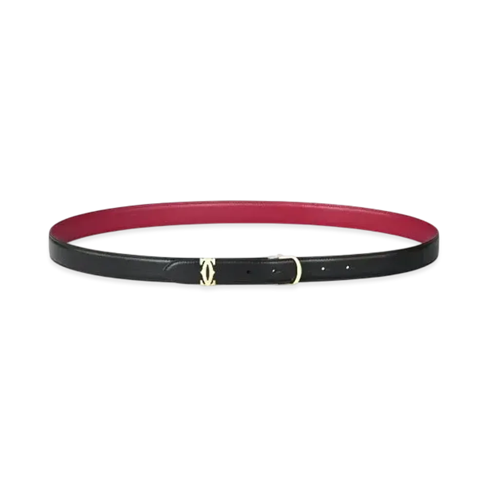 Cartier C de Cartier Belt "Cherry Red/Black/Gold"