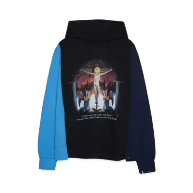 SOMEIT REBUILD HOODIE "BLUE/BLACK/NAVY"