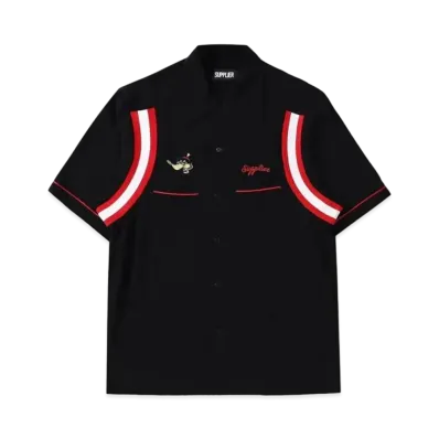 SUPPLIER Duck Bowling Shirt "Black"