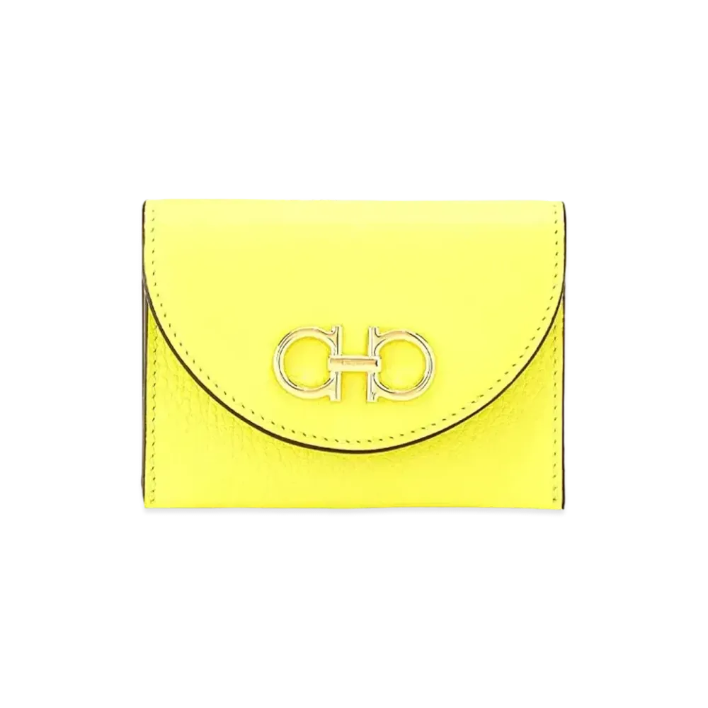 Salvatore Ferragamo Card Case "Canary Yellow"