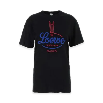 LOEWE Women's Jersey Tee "Black"