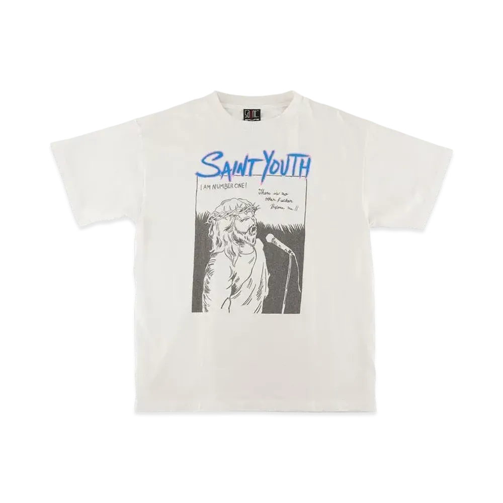 SAINT Mxxxxxx  22AW SAINT YOUTH SS TEE "White"