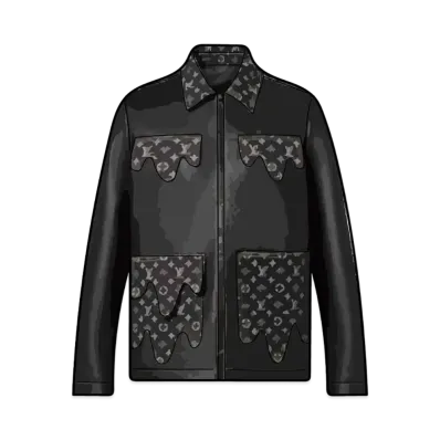 Louis Vuitton x NIGO GRAPHIC MIX LEATHER BLOUSON "Black"