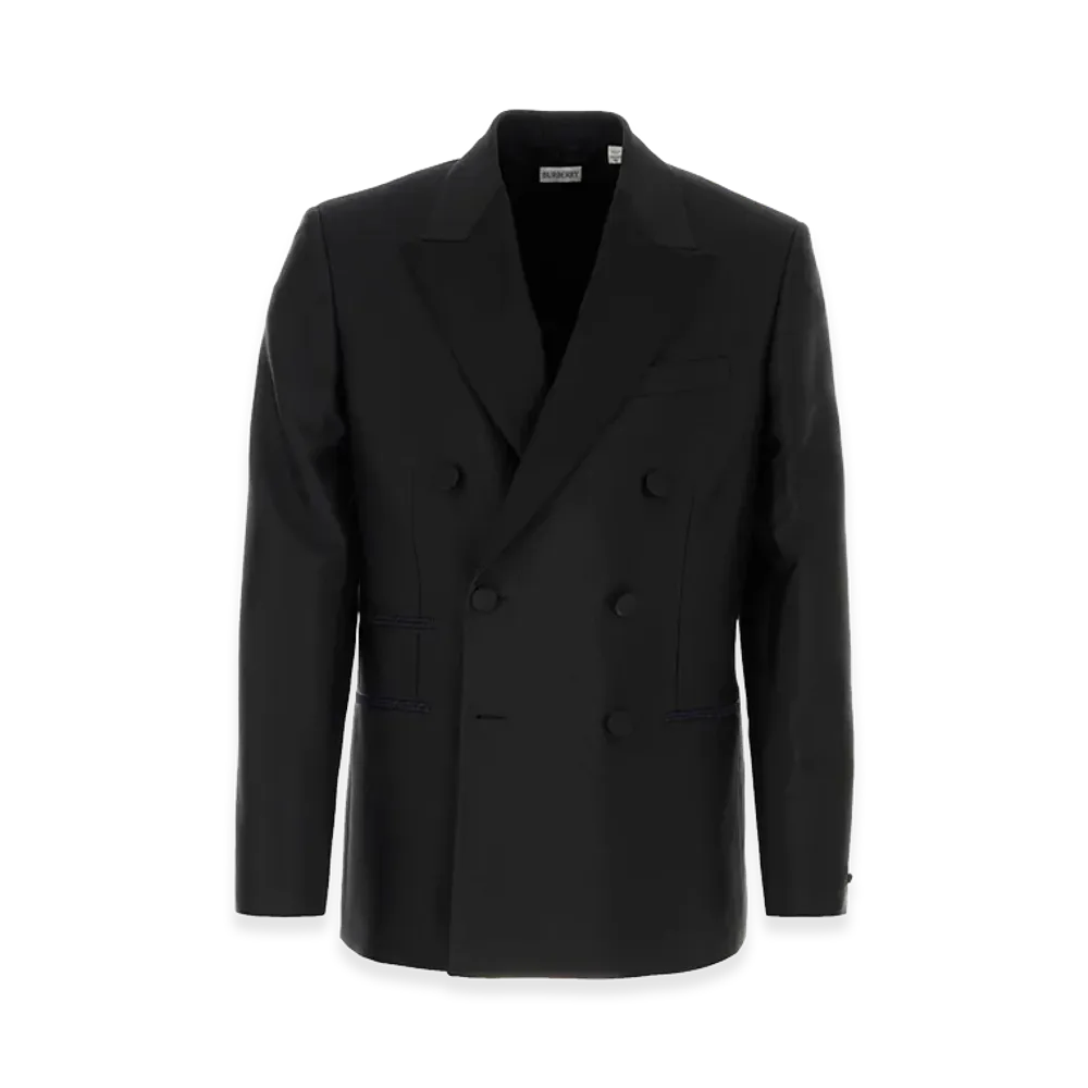 Burberry Wool Blend Blazer "Black"