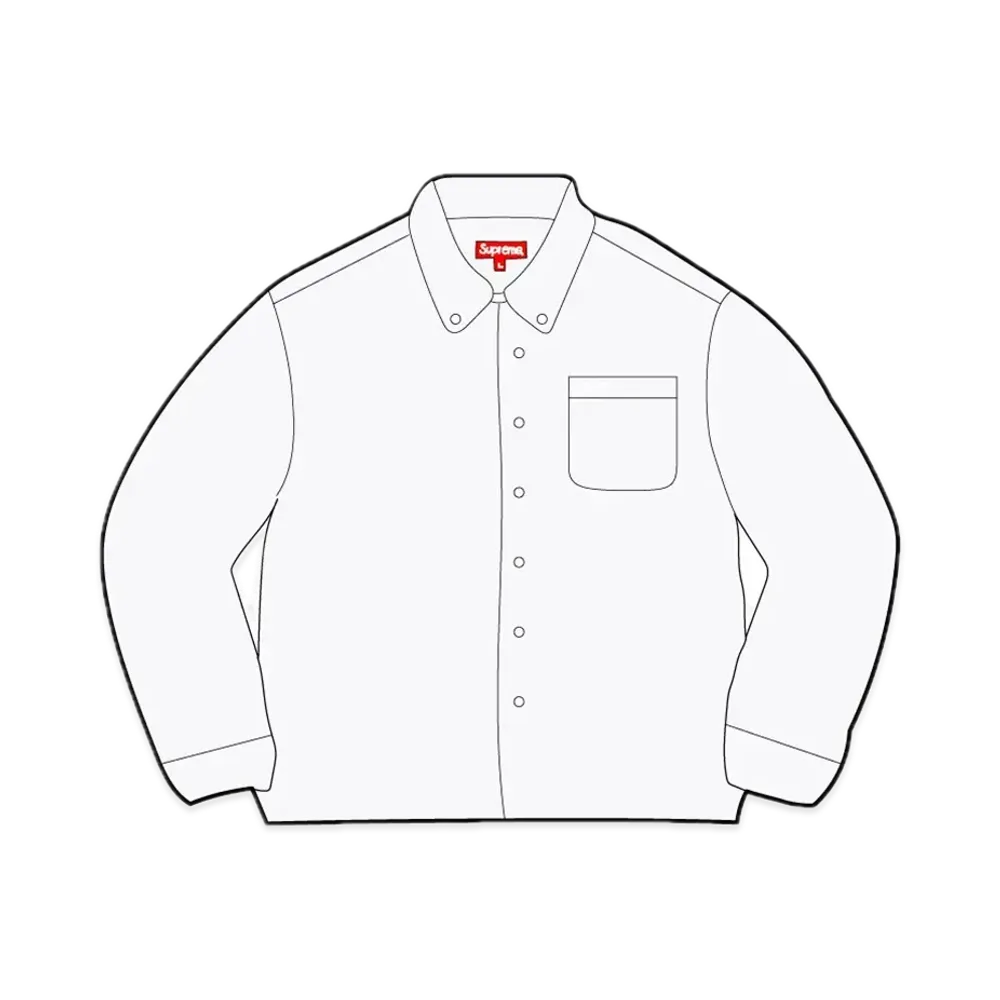 Supreme Loose Fit Oxford Shirt "White"