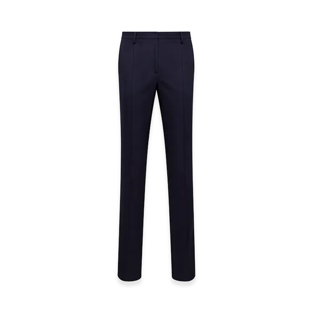 PRADA Women's Tailored Pants "Dark Blue"