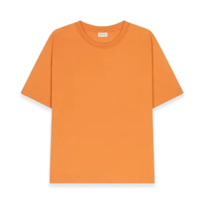 DRIES VAN NOTEN Women's Regular Cotton Tee "Orange"
