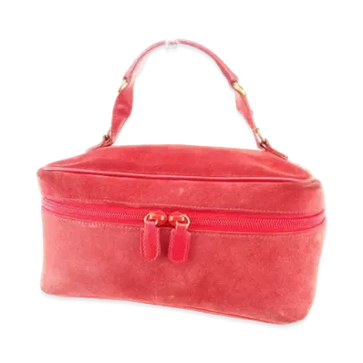 GUCCI Bamboo Horsebit Suede "Red"
