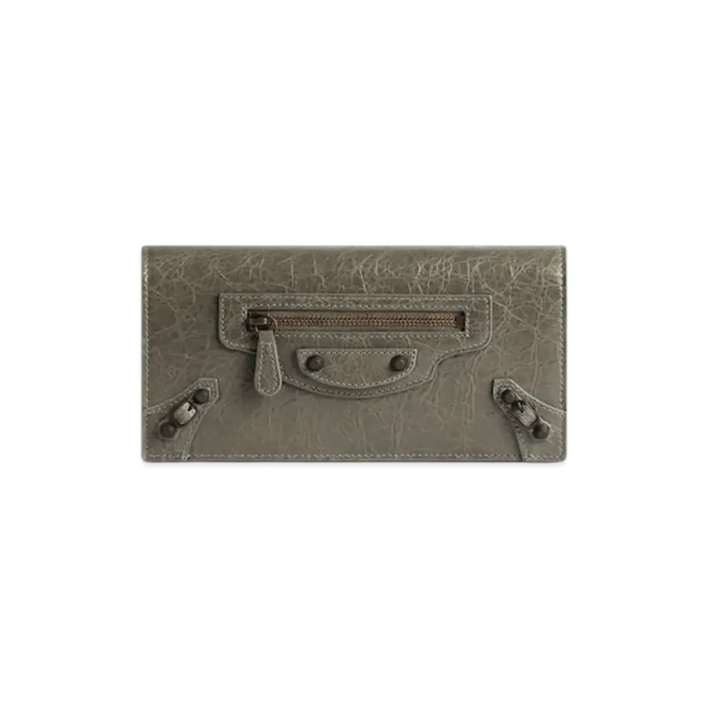 BALENCIAGA Le City Money Long Wallet "Olive"