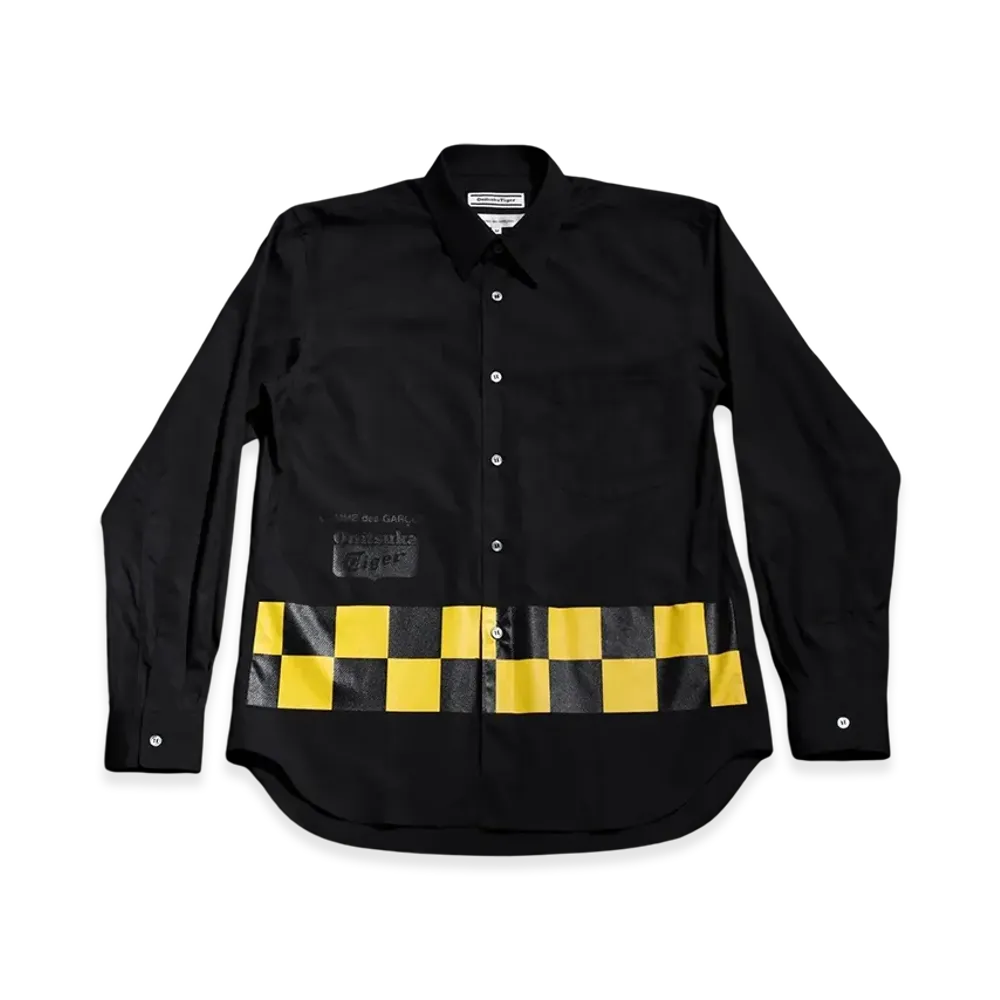 COMME des GARCONS x Onitsuka Tiger Regular Collar Shirt "Black/Yellow"
