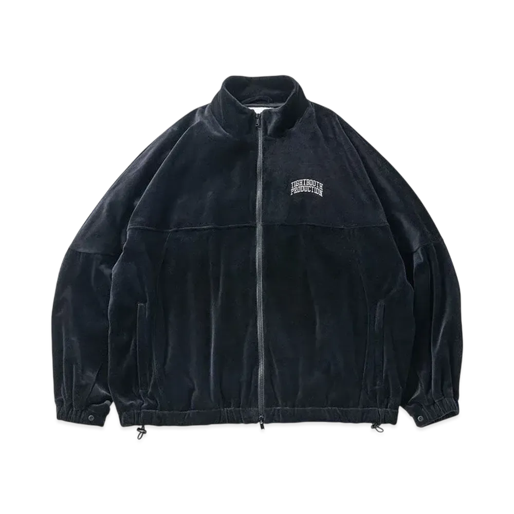 TIGHTBOOTH Velour Track Jacket "Black"