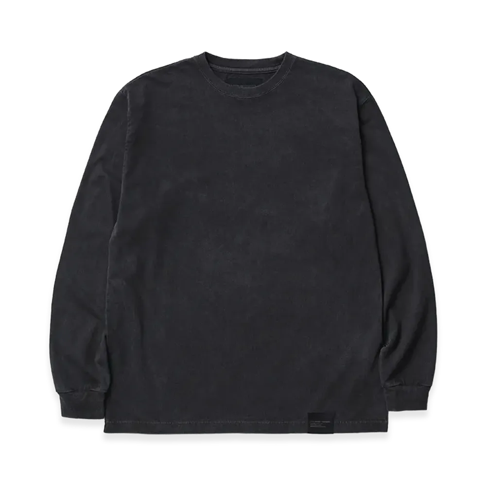 NEIGHBORHOOD Pigment Dyed Crewneck LS "Black"