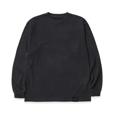NEIGHBORHOOD Pigment Dyed Crewneck LS "Black"