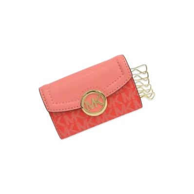 MICHAEL KORS Women's Fulton Key Case "Hot Pink"