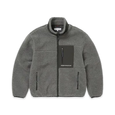 thisisneverthat SP Sherpa Fleece Jacket "Charcoal"