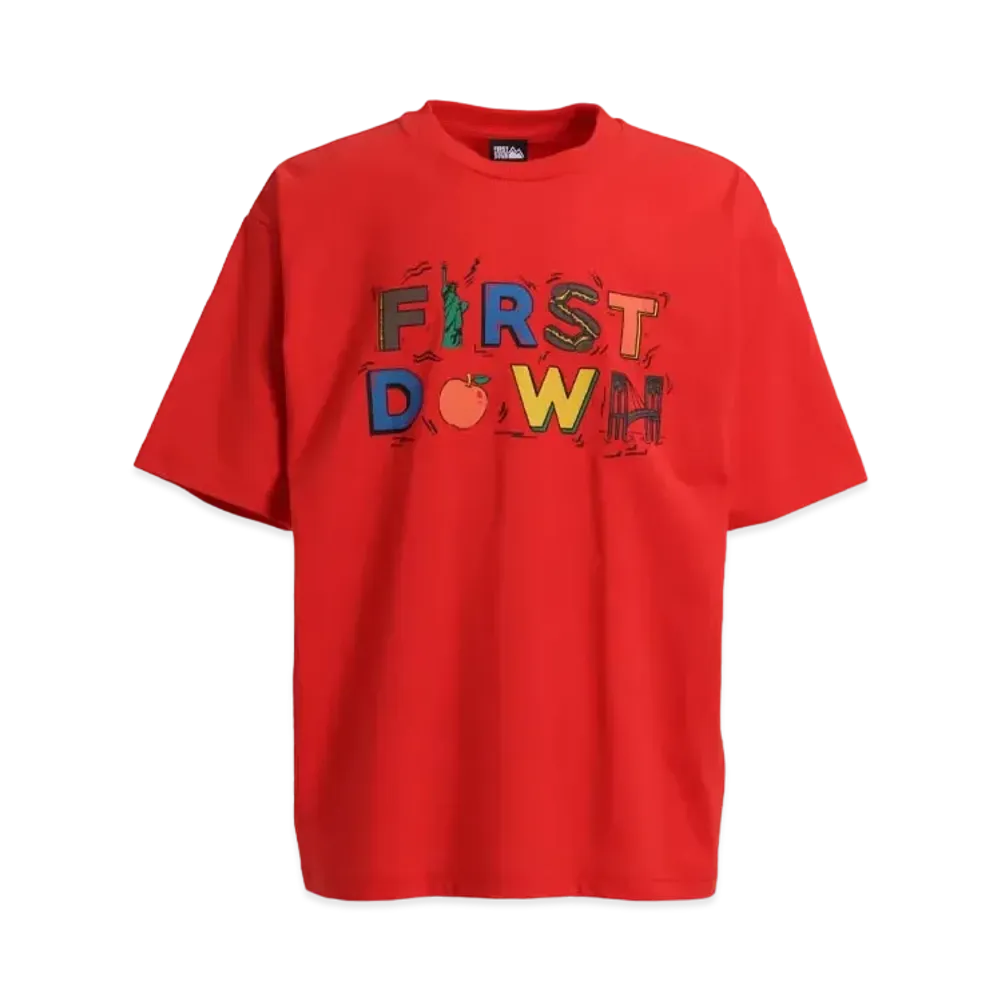 FIRST DOWN NEWYORK S/S T "Red"