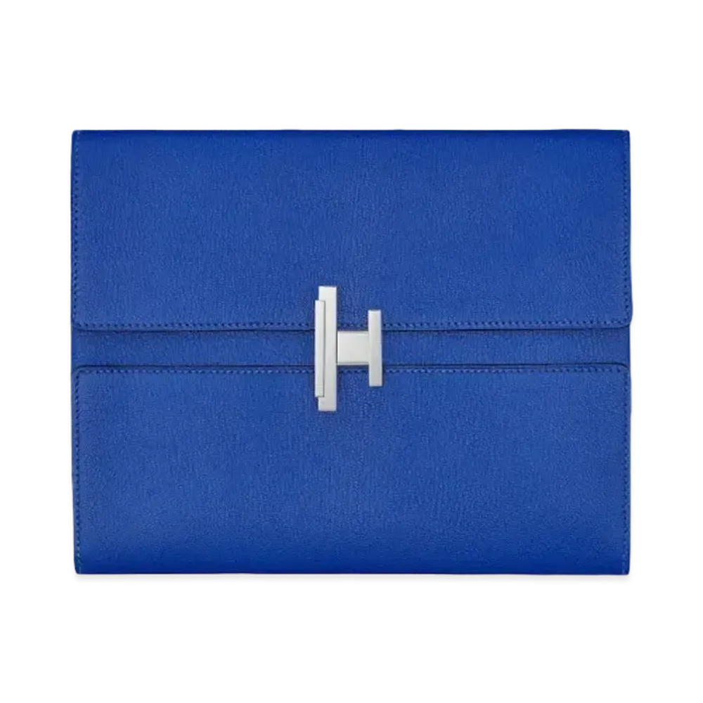 Hermes Cinhetic Pochette "Blue Electrique"