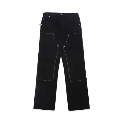 HERON PRESTON REBUILT DENIM CARPENTER "BLACK"