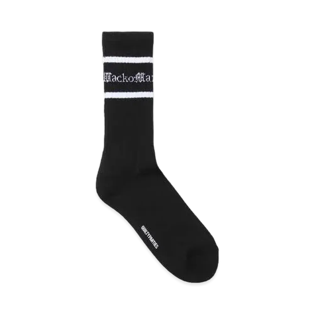 WACKO MARIA Logo Jacquard Socks "White"