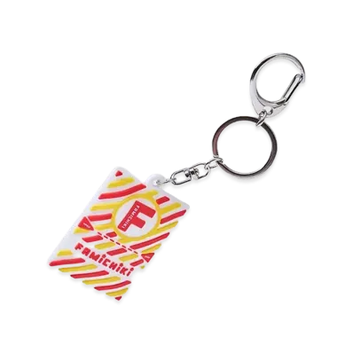 FamilyMart Convenience Wear x NIGO 3D Rubber Keychain Famichiki "Red/Yellow"