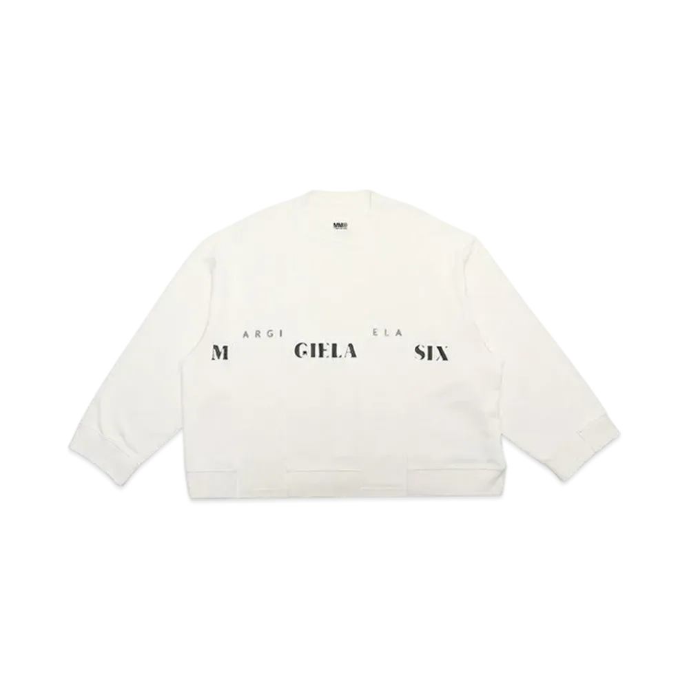 MM6 Maison Margiela Women's Sweatshirt "Off White"