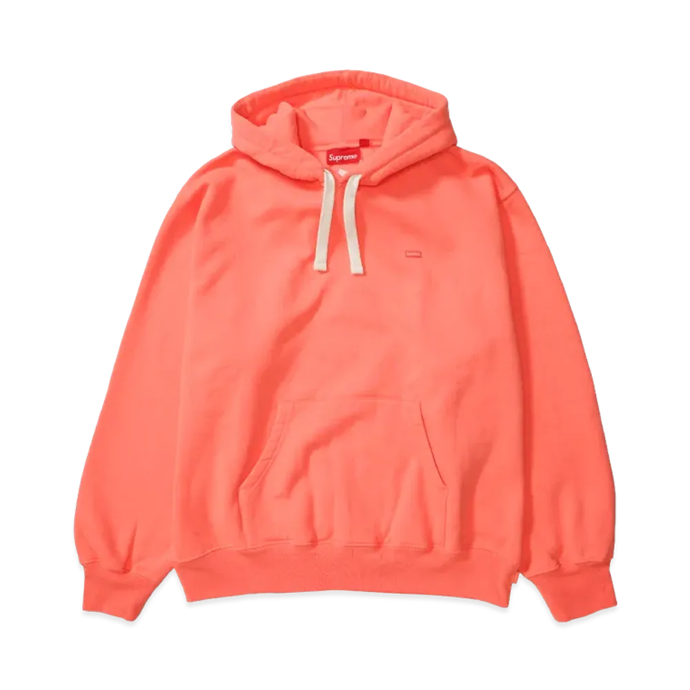Supreme Small Box Drawcord Hooded Sweatshirt (26SS) "Fluorescent Pink"