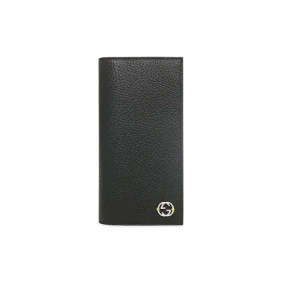 GUCCI Interlocking G Long Wallet "Black/Yellow"