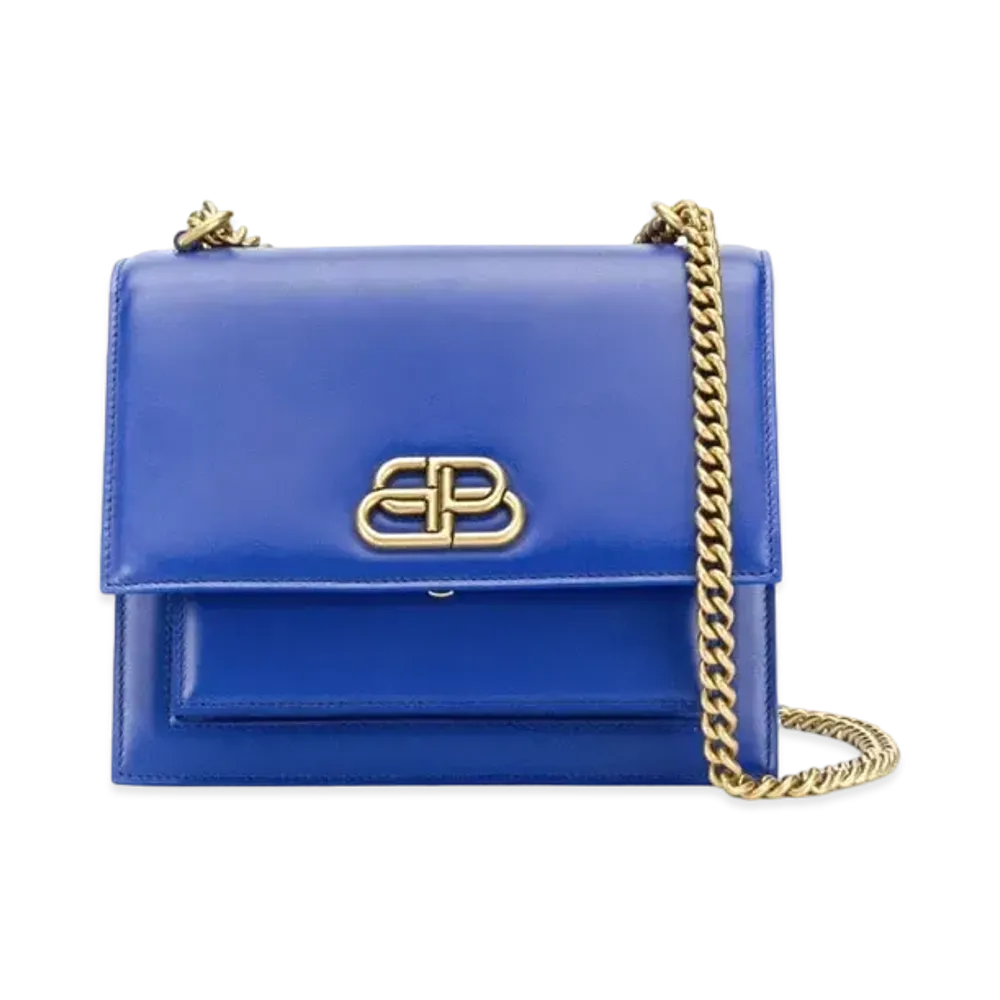 BALENCIAGA Handbag Calfskin "Blue"